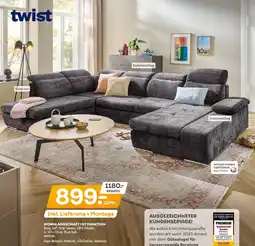 Möbel Kraft Twist wohnlandschaft mit funktion Angebot