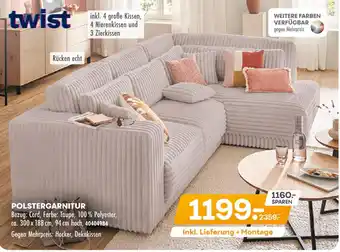Möbel Kraft Twist polstergarnitur Angebot
