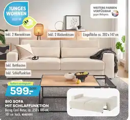 Möbel Kraft Big sofa mit schlaffunktion Angebot