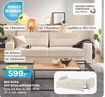 Möbel Kraft Big sofa mit schlaffunktion Angebot