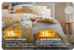 Möbel Kraft Como biber-bettwäsche golden garden Angebot