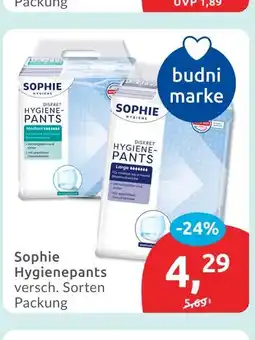 Budni Sophie hygienepants medium Angebot