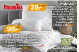 Möbel Kraft Paradies kopfkissen softy-kosmo plus bio Angebot