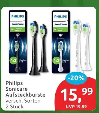 Budni Philips sonicare aufsteckbürste Angebot