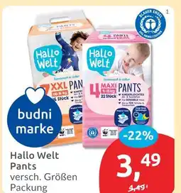 Budni Hallo welt pants xxl Angebot