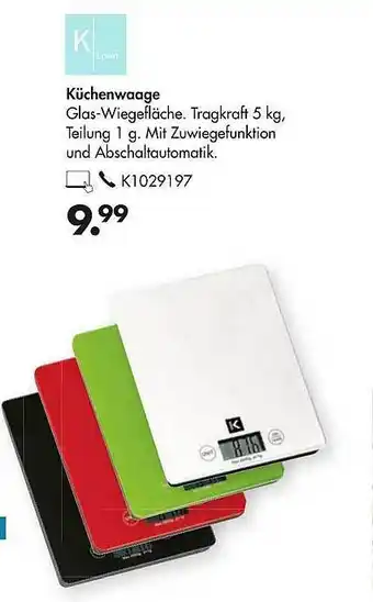 Galeria Küchenwaage Angebot