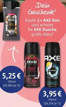 dm drogerie Axe Deo oder Dusche Angebot