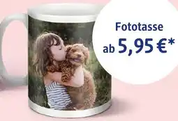 dm drogerie Fototasse Angebot