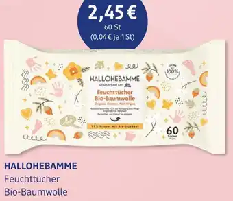 dm drogerie HALLOHEBAMME Feuchttücher Bio-Baumwolle Angebot
