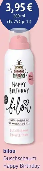 dm drogerie bilou Duschschaum Happy Birthday Angebot