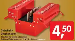 Bauhaus Gutschein- Geschenkbox Angebot