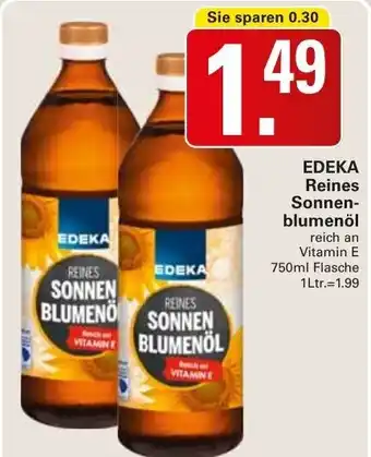 WEZ Edeka Reines Sonnenblumenöl 750ml Angebot