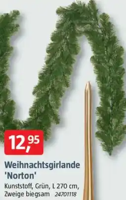 Bauhaus Weihnachtsgirlande 'Norton' Angebot
