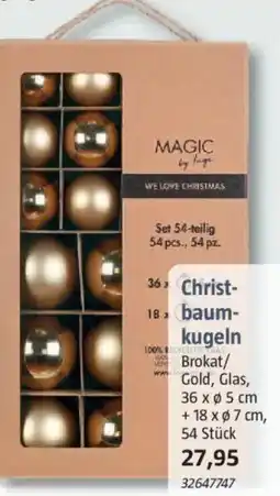 Bauhaus Christbaumkugeln Angebot