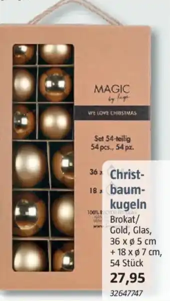 Bauhaus Christbaumkugeln Angebot