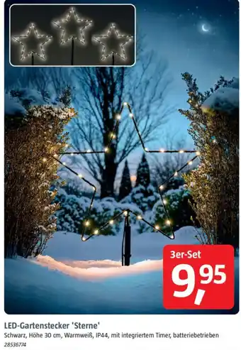 Bauhaus LED-Gartenstecker 'Sterne' Angebot