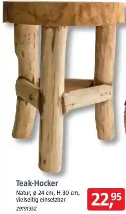 Bauhaus Teak-Hocker Angebot