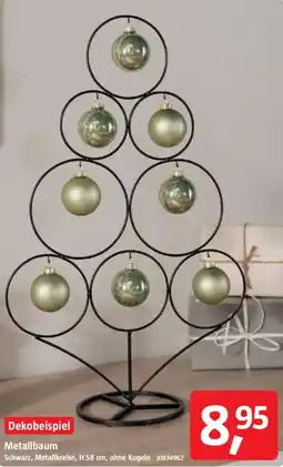 Bauhaus Dekobeispiel Metallbaum Angebot