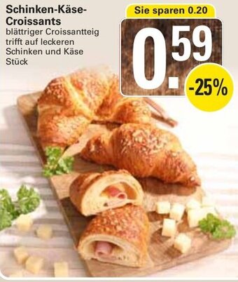 WEZ Schinken Käse Croissants Angebot