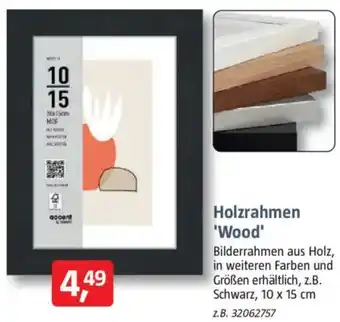 Bauhaus Holzrahmen 'Wood' Angebot
