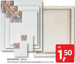 Bauhaus Keilrahmen Angebot