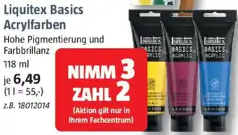 Bauhaus Liquitex Basics Acrylfarben Angebot