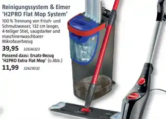 Bauhaus Reinigungssystem & Eimer 'H2PRO Flat Mop System' Angebot
