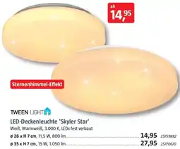 Bauhaus TWEEN LIGHT LED-Deckenleuchte 'Skyler Star' Angebot