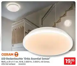 Bauhaus OSRAM LED-Deckenleuchte 'Orbis Essential Sensor' Angebot
