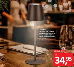 Bauhaus LED-Akku- Tischleuchte 'Cilano' Angebot