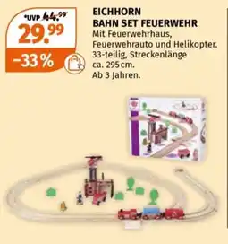 Müller EICHHORN BAHN SET FEUERWEHR Angebot