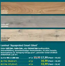 Bauhaus Laminat 'Aquaprotect Smart Silent' Angebot