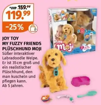 Müller JOY TOY MY FUZZY FRIENDS PLÜSCHHUND MOJI Angebot