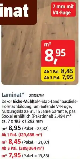 Bauhaus Laminat Angebot