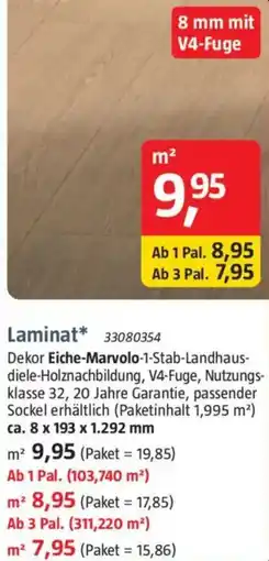 Bauhaus Laminat Angebot