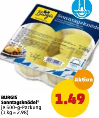 PENNY Burgis Sonntagsknödel Angebot