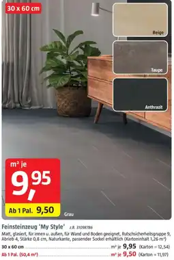 Bauhaus Feinsteinzeug 'My Style' Angebot