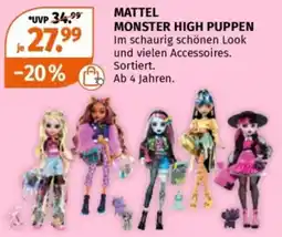 Müller MATTEL MONSTER HIGH PUPPEN Angebot