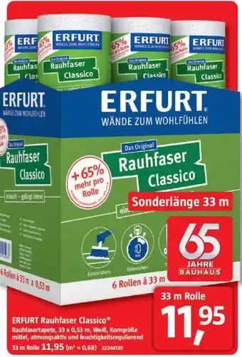 Bauhaus ERFURT Rauhfaser Classico Angebot