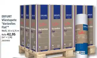 Bauhaus ERFURT Vliestapete 'Variovlies Flat' Angebot