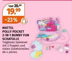 Müller MATTEL POLLY POCKET 2-IN-1 BUNNY FUN SCHATULLE Angebot