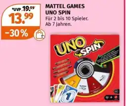 Müller MATTEL GAMES UNO SPIN Angebot
