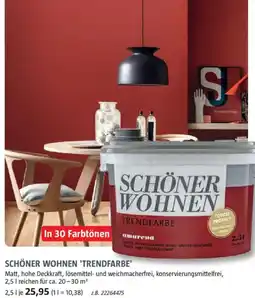 Bauhaus Schöner wohnen 'trendfarbe Angebot