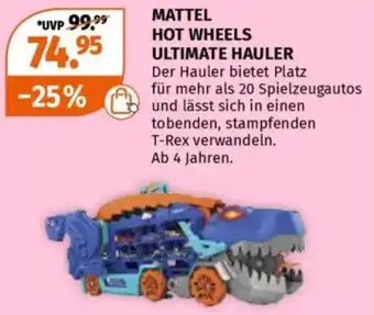 Müller MATTEL HOT WHEELS ULTIMATE HAULER Angebot