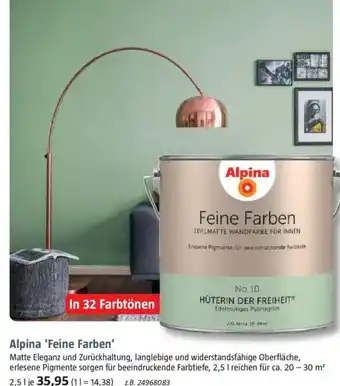 Bauhaus Alpina 'Feine Farben' Angebot