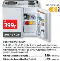 Bauhaus Respekta Pantryküche 'Levin' Angebot