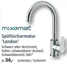 Bauhaus mixomat Spültischarmatur 'London' Angebot