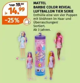 Müller MATTEL BARBIE COLOR REVEAL LUFTBALLON TIER SERIE Angebot