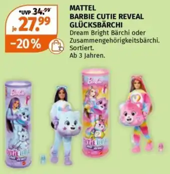 Müller MATTEL BARBIE CUTIE REVEAL GLÜCKSBÄRCHI Angebot