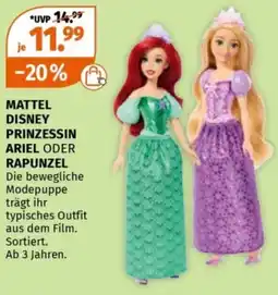 Müller MATTEL DISNEY PRINZESSIN ARIEL ODER RAPUNZEL Angebot